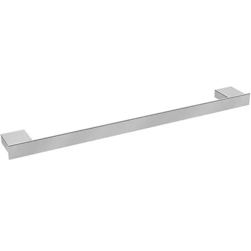 Porta Toalhas Cromado Polido Simples 45cm Zen Be BA0273