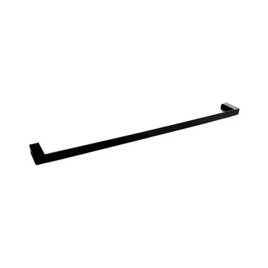 Porta Toalhas 60cm Preto Fosco Zen Miss