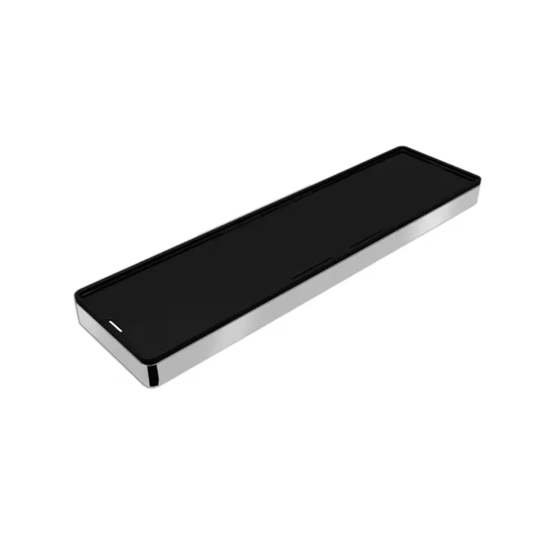 Prateleira Zen Spirit Cromo/Preto BA0140