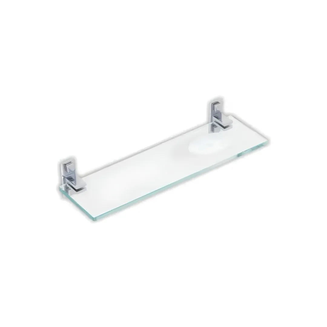 Prateleira Luxban Clean Cromado 703 com Saboneteira