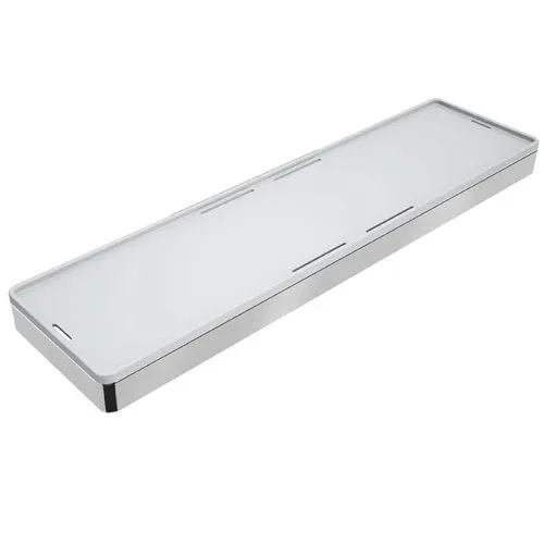Prateleira Zen Spirit Cromo/Branco BA0140