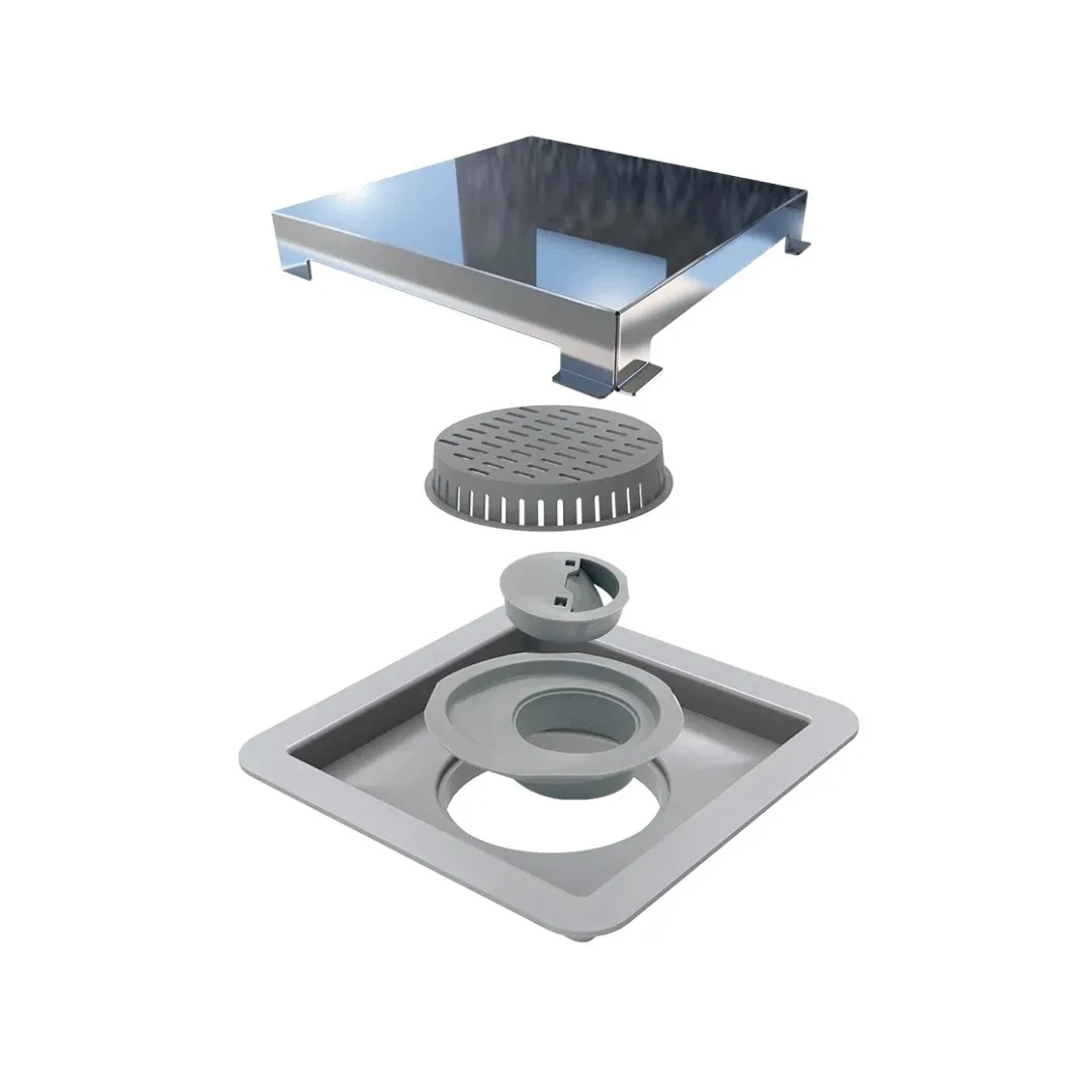 Ralo Inox Polido 15x15 Linear Square Line