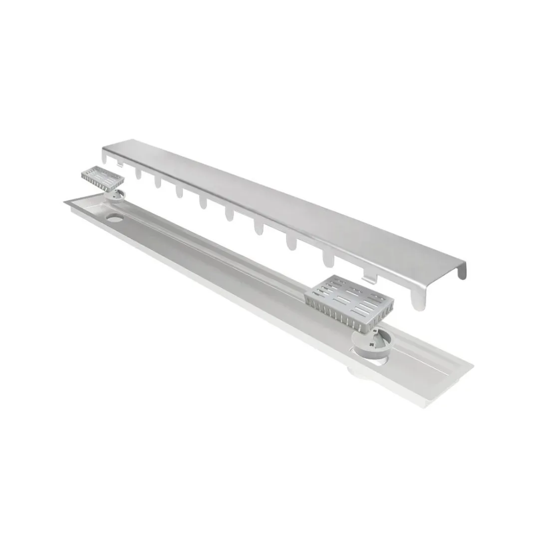 Ralo Tampa Oculta 2 Saídas Inox 2 m Linear Multimaster
