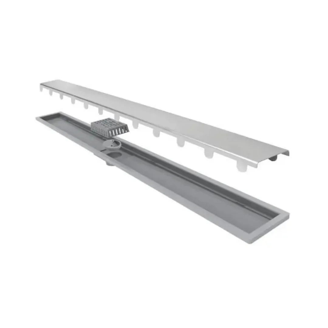 Ralo Tampa Inox Saída De 5 cm 100 cm Linear Royal Line