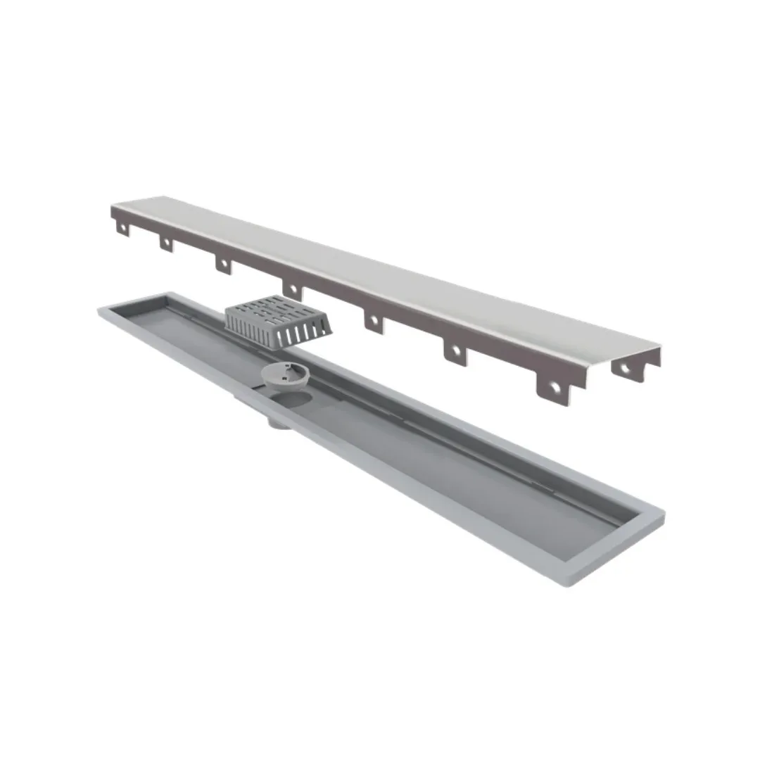 Ralo Tampa Inox Saída De 5 cm 80 cm Linear Royal Line