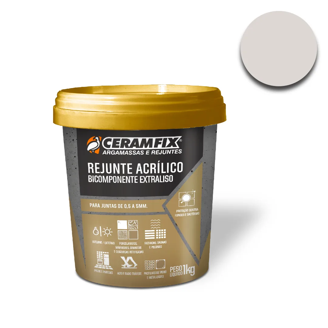 Rejunte Acrilico Ceramfix Bicomponente 1kg Duna