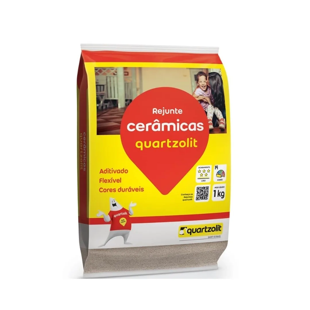 Rejunte Quartzolit Flexível 1 Kg Branco