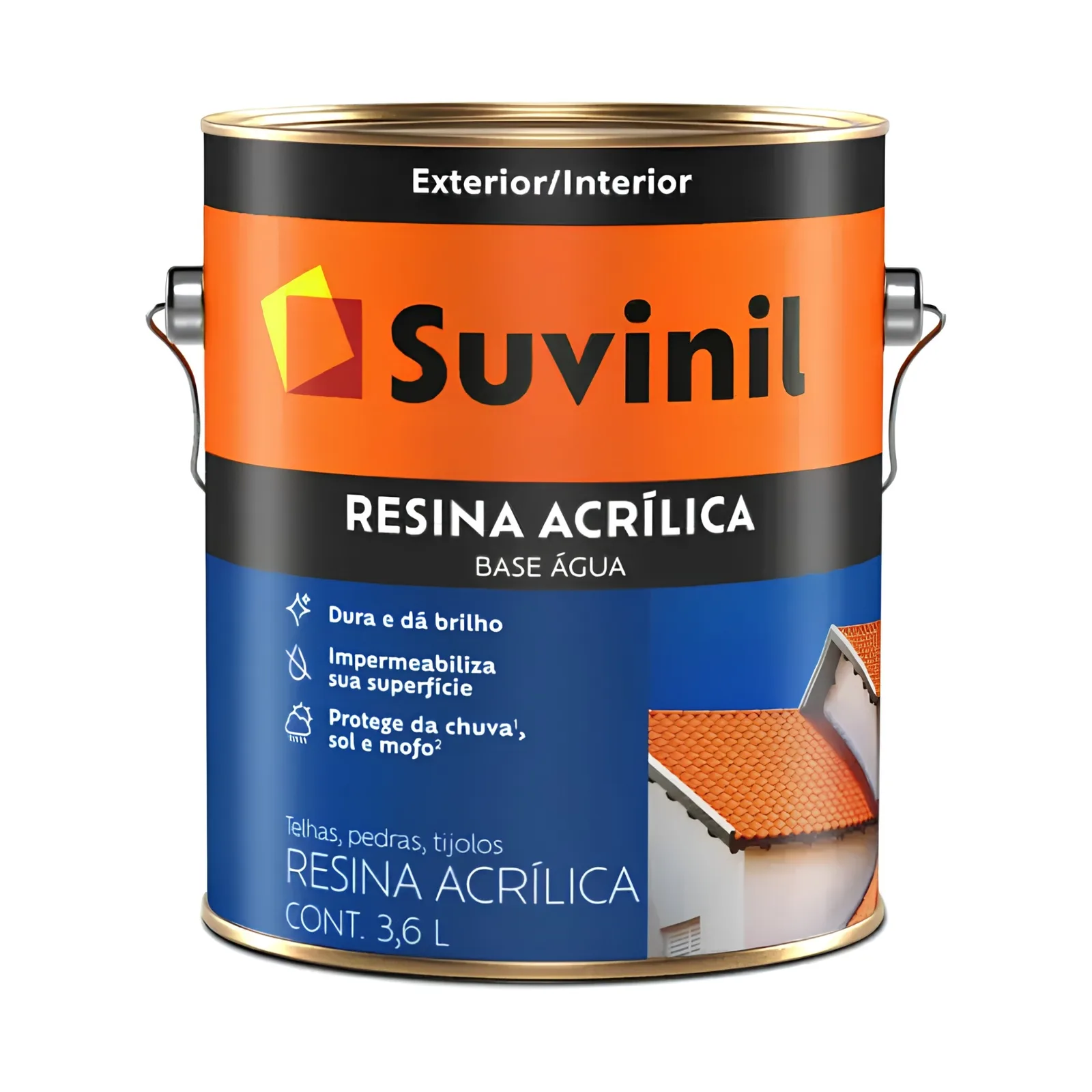 Resina Acrilica Base Agua 3,6 L Incolor Suvinil
