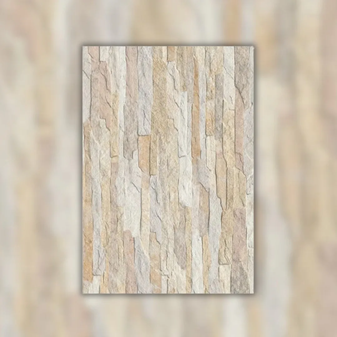 Revestimento Bege Acetinado Pedra Filetado 43,7x63,1 Ceusa RET "A"