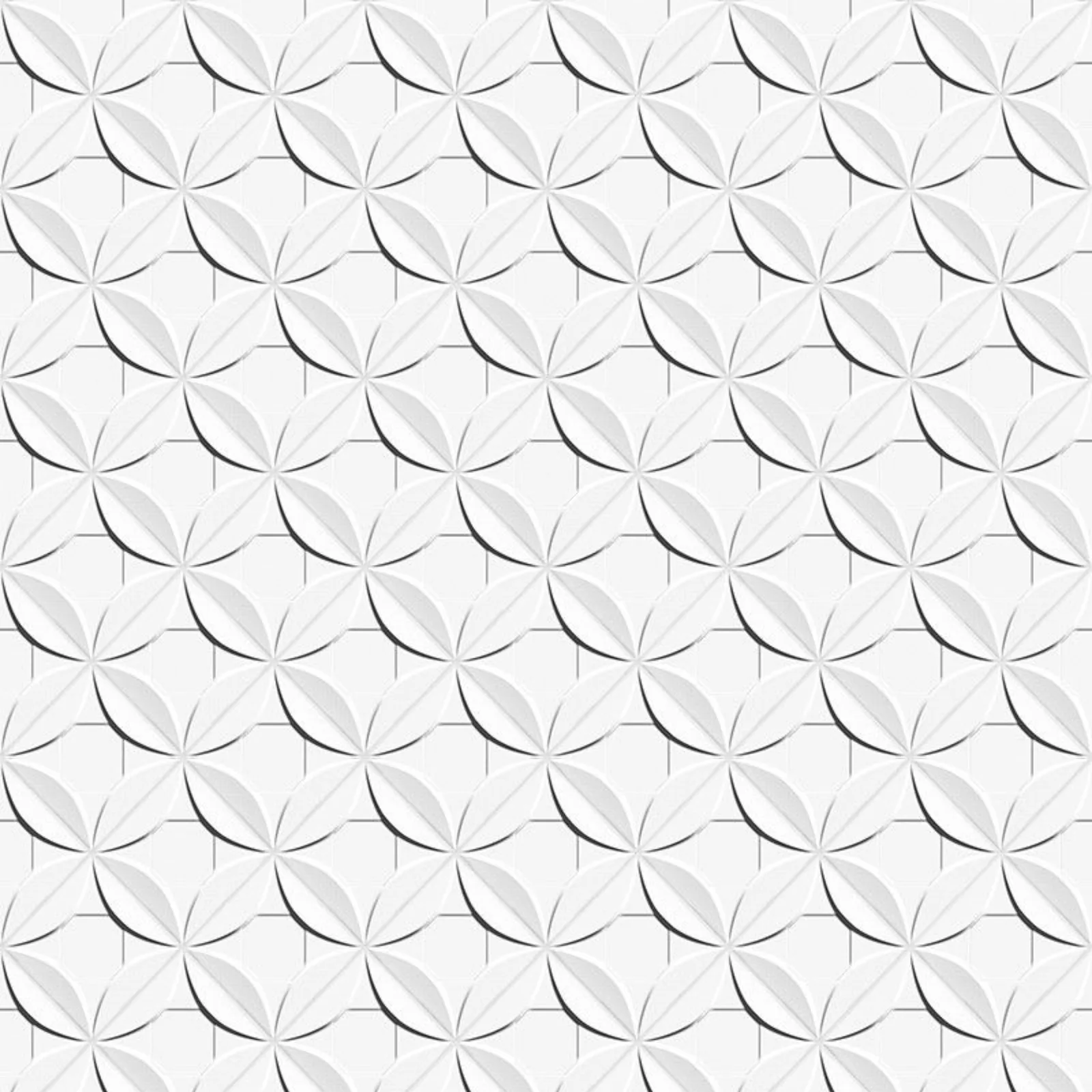 Revestimento Decorativo Branco Acetinado 43,7x63,1 Ceusa Dália RET "A"