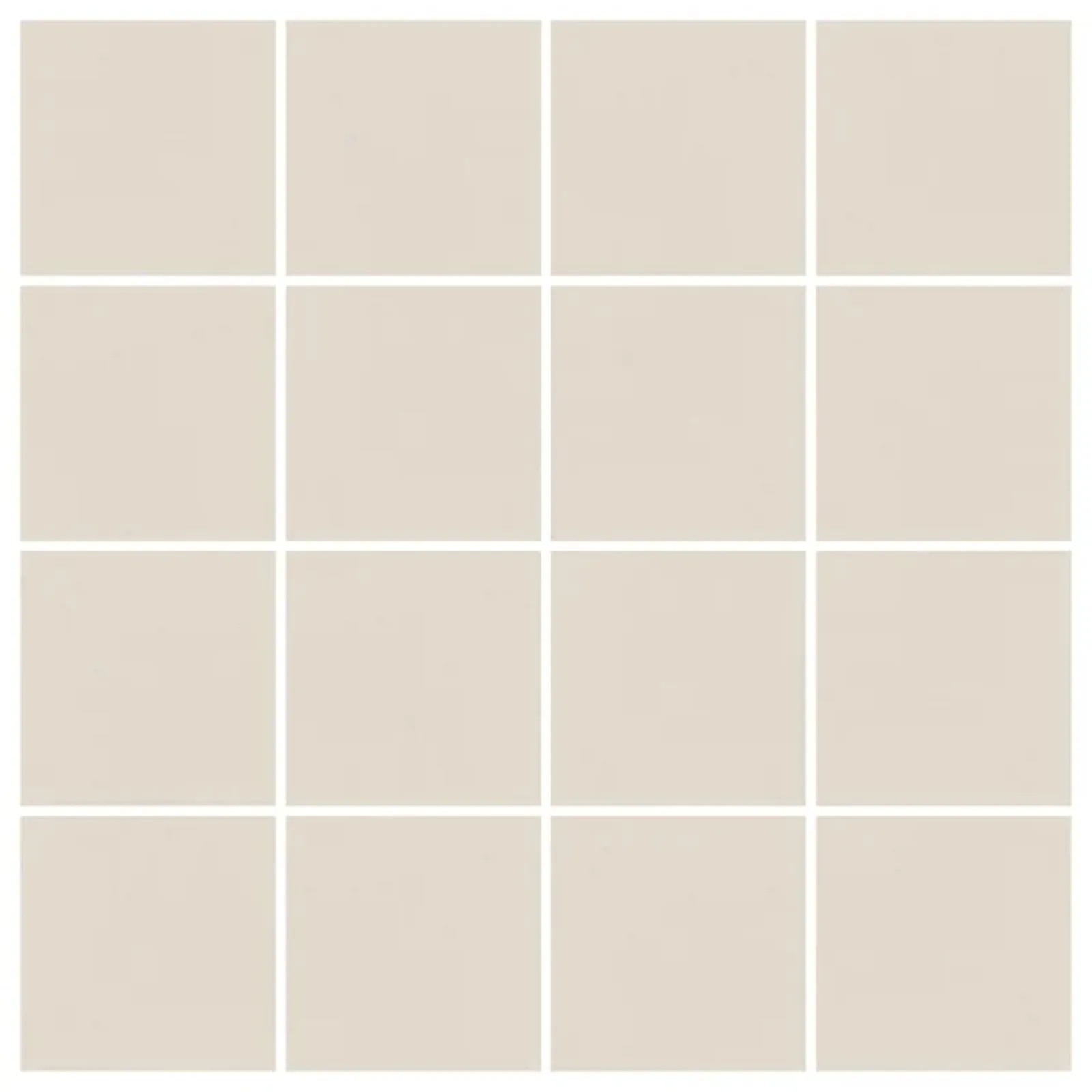 Revestimento Off White Mate 7,5x7,5 Portobello Surfaces Flat