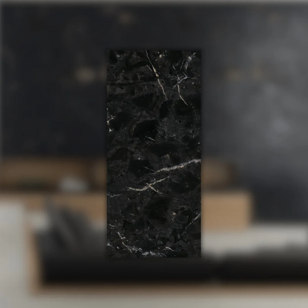 Revestimento Preto Ddg 82x182 Damme Negresco RET "A"
