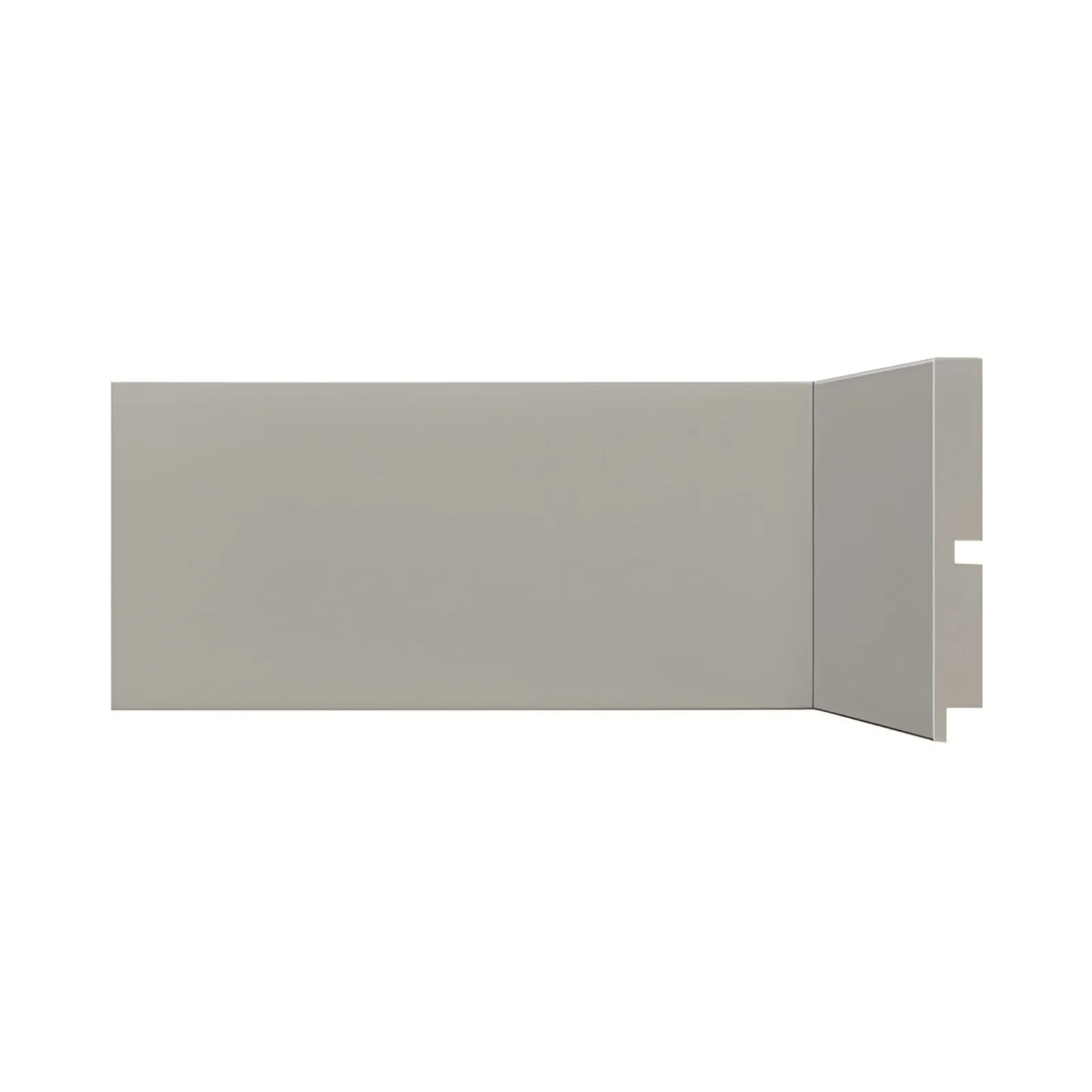 Rodapé Poliestireno 454 Cinza Glacial 10cm Santa Luzia