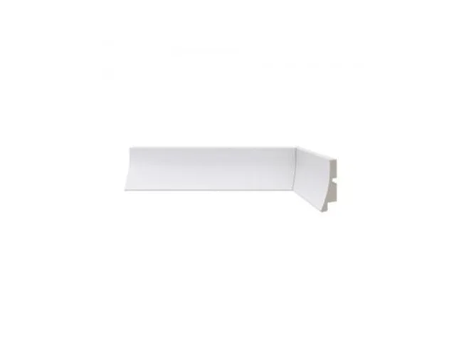Rodapé Poliestireno Santa Luzia 5cm 441 Barra 2,40ml Branco