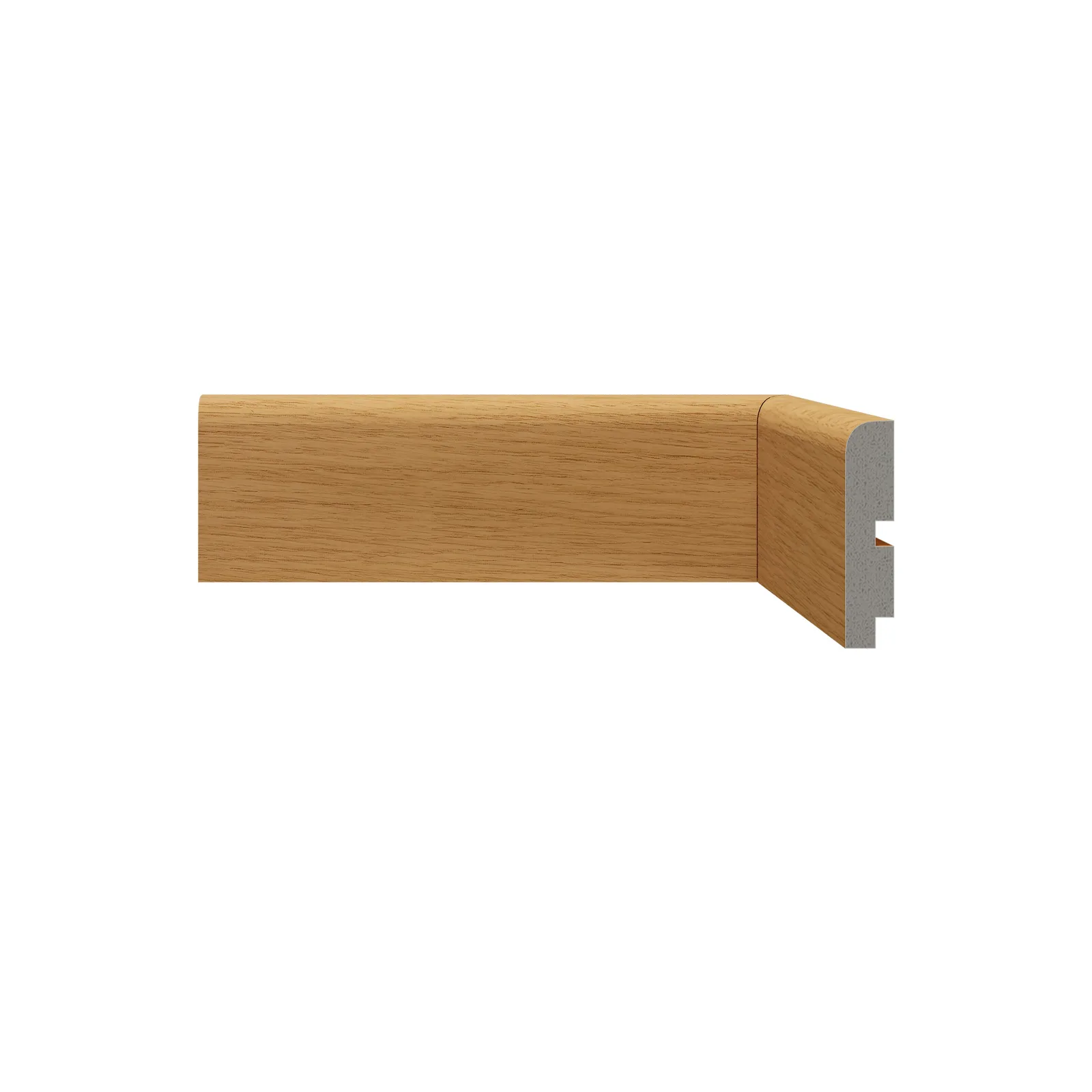 Rodapé Poliestireno Santa Luzia Natural 6,8cm 446/04 (Barra 2,4m)