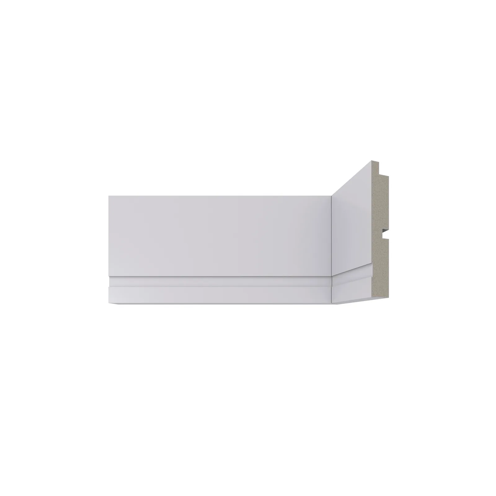 Rodateto Santa Luzia Poliestireno 10cm 457 Barra com 2,40m