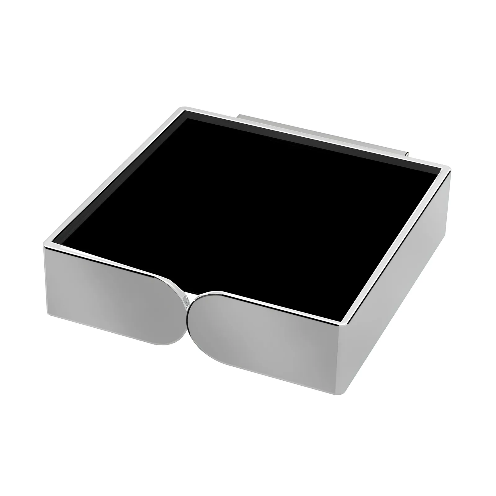 Saboneteira de Parede Fixa Cromado/Preto Miss by Zen BA0250