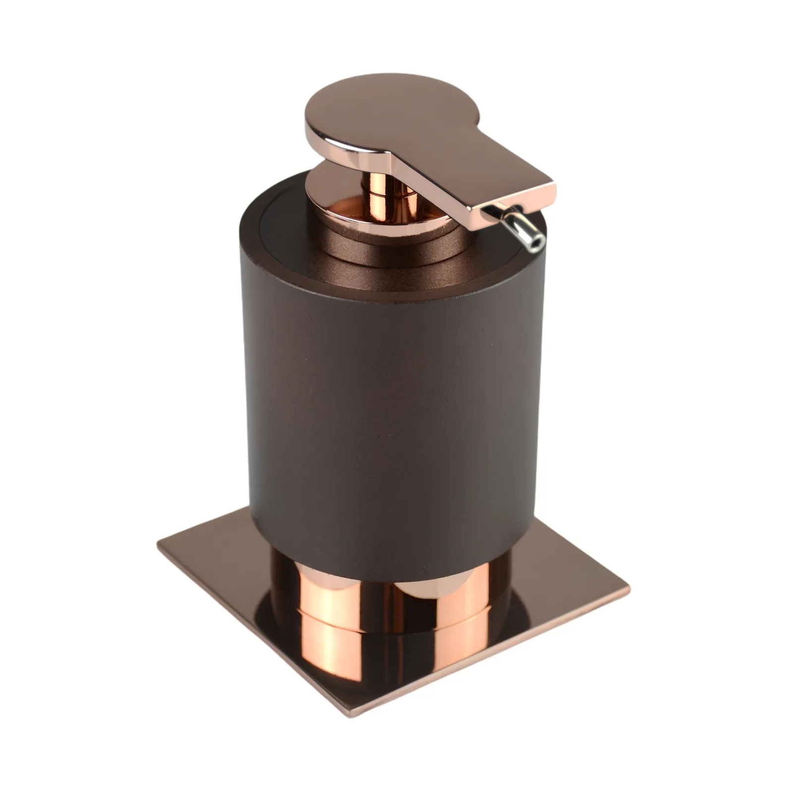 Saboneteira Líquida de Bancada Rose Gold/Vecchio Metallo Miss by Zen BA0240