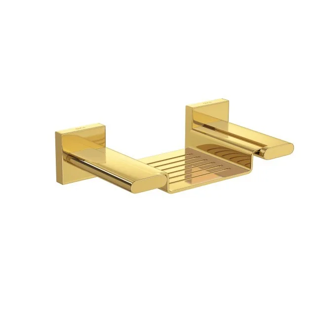 Saboneteira de parede com base de metal Deca Polo Gold