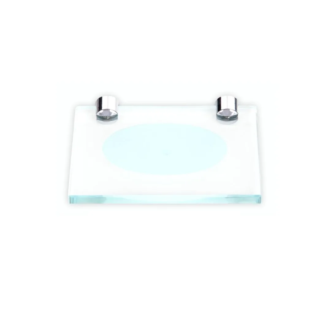 Saboneteira de parede Luxban Box Cristal Retangular
