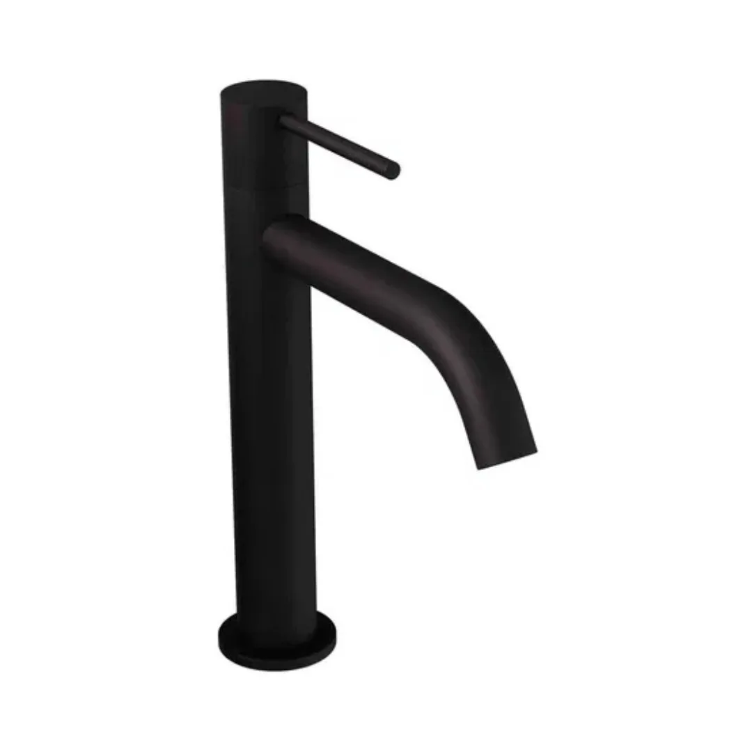 Torneira de Bancada para Banheiro 131mm Matt Black Doka Loop