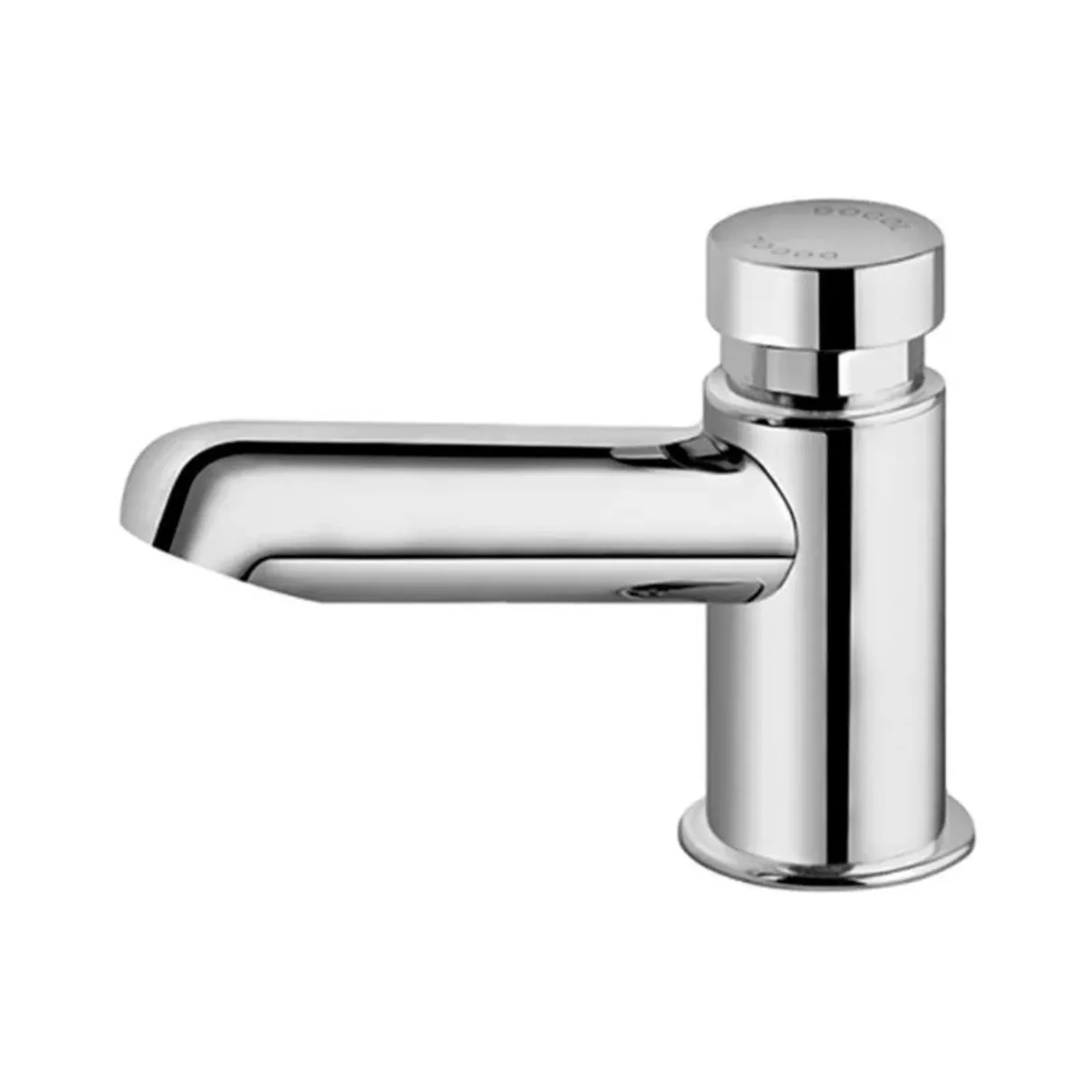 Torneira Bica Baixa de Mesa Cromado PressMatic Docol Alfa