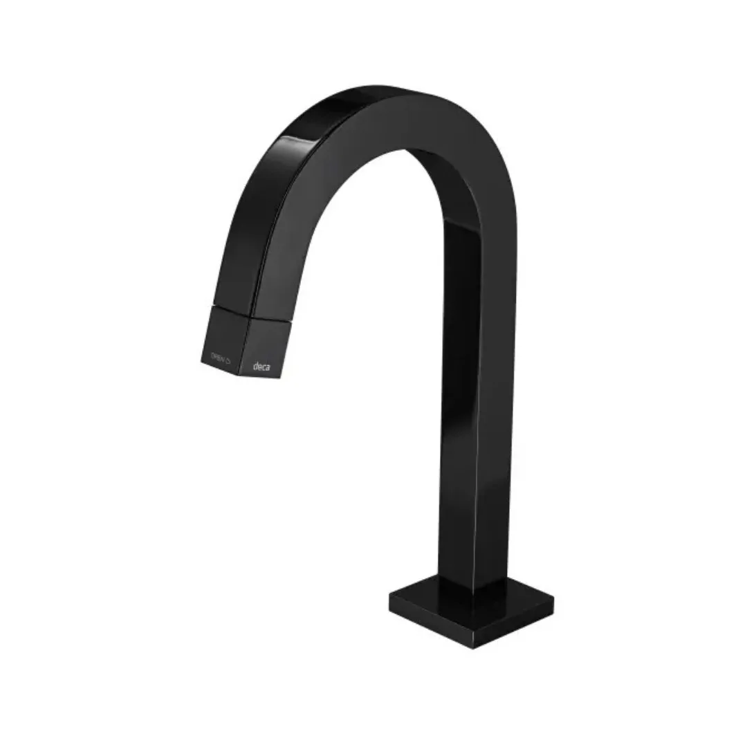 Torneira Deca Tube 1197 Lavatório Bica Baixa Black Noir