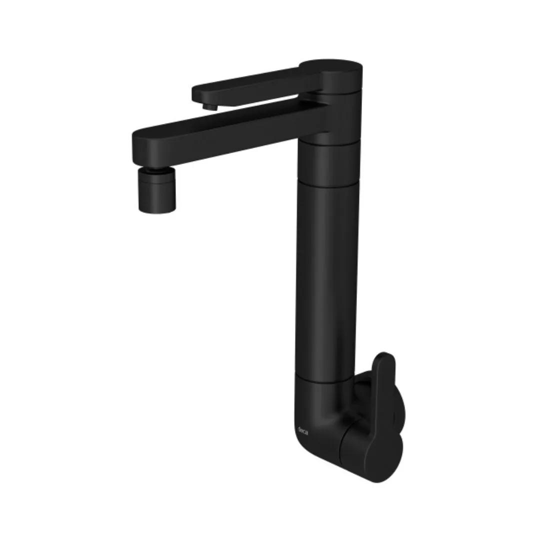 Torneira de Parede com Filtro para Cozinha Black Matte Deca Twin