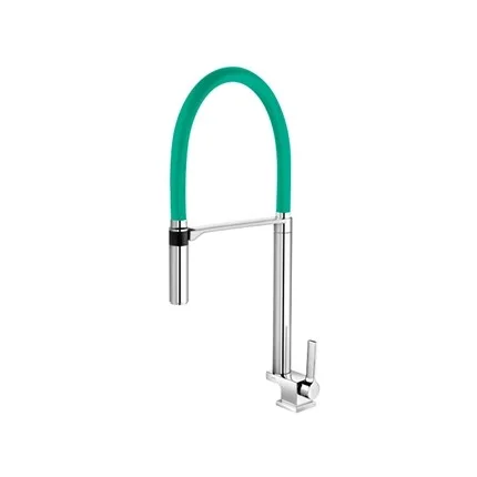 Torneira Docol Doc Cromado/Verde Cozinha Mesa bica alta