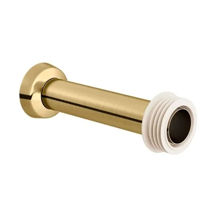 Tubo Docol 1 1/2 Ouro Escovado para Bacia Sanitária 25cm