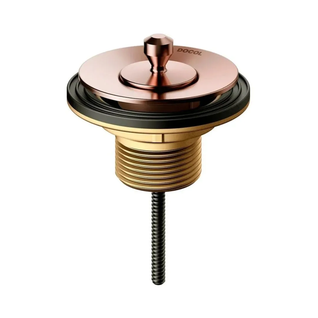 Válvula de Saída D'água 7/8" Universal Docol Ouro Polido