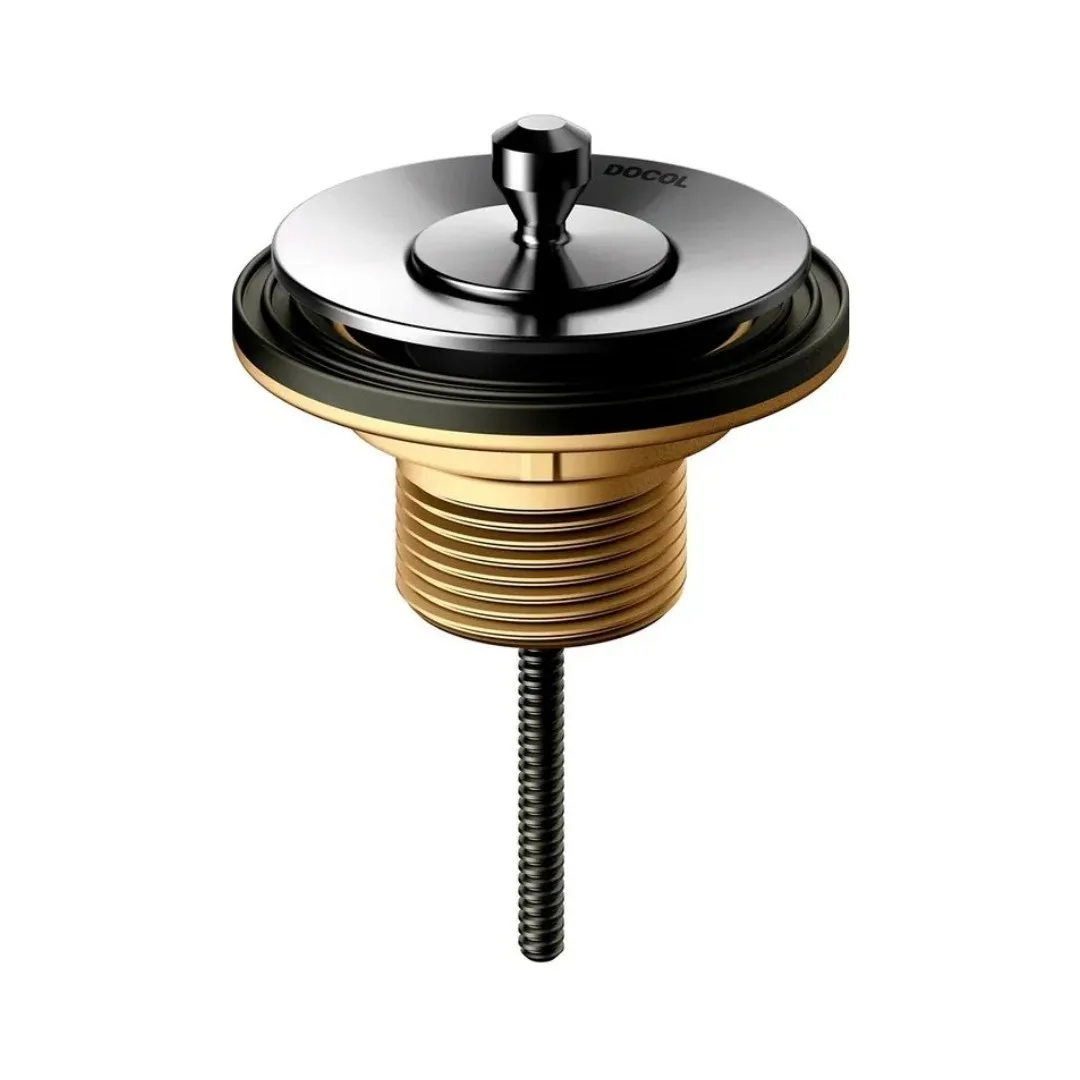 Válvula de Saída D'água 7/8" Universal Docol Grafite Polido