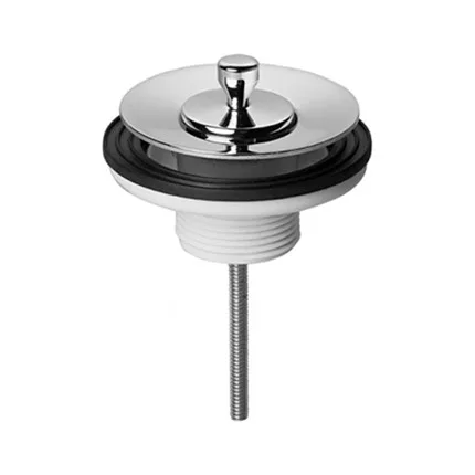 Válvula para banheiro Docol Cromado Universal Luxo Tampa Metal