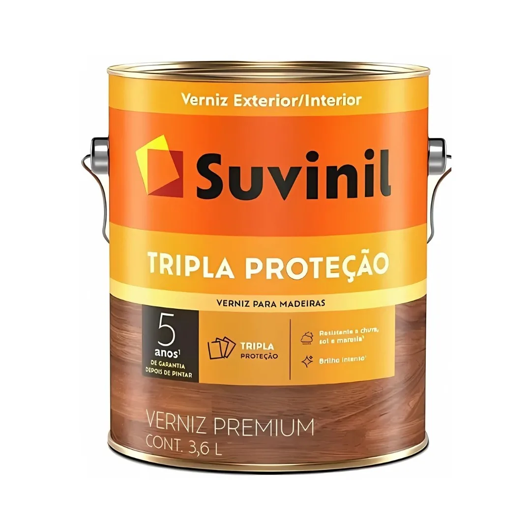 Verniz Suvinil Filtro Solar 3,6 L Natural Brilhante